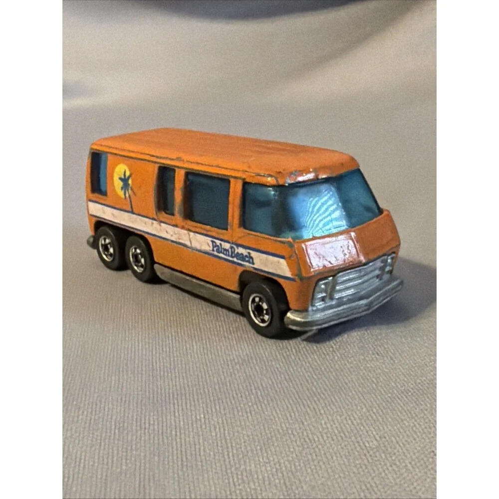 Hot Wheels GMC Motorhome Palm Beach Orange Diecast 1976 Toy Vehicle Model